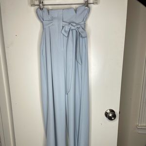 Long wide leg high waist pants